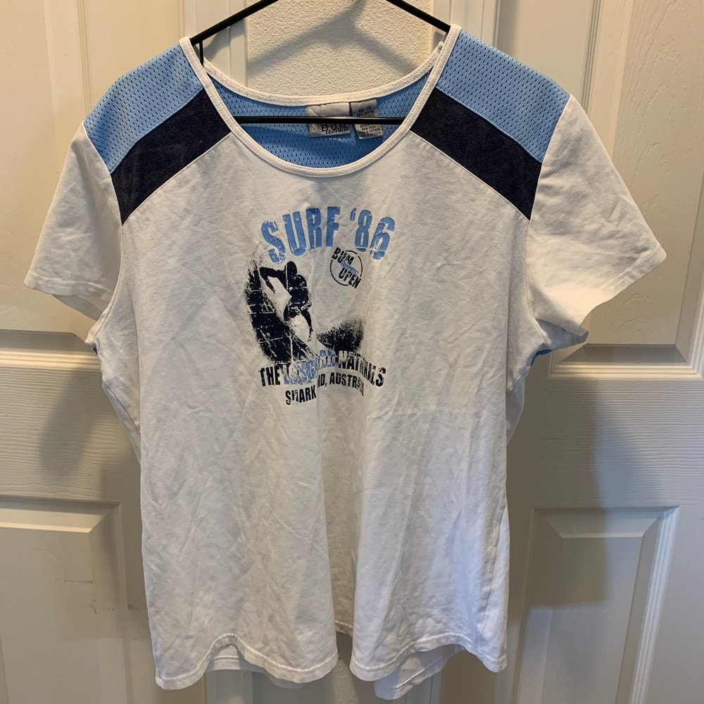 VINTAGE BUM EQUIPMENT SURF T-SHIRT (F5) - Picture 2 of 4